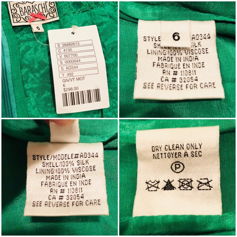 Yoana Baraschi (anthro) Green Dress NWT - Picture 7 of 8